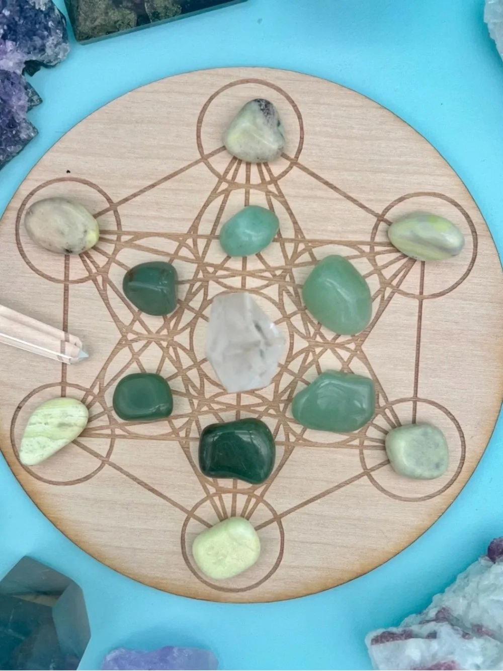 Abundance Bundle | Crystal Grid, Ritual Tools & Candle Magic
